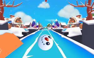 슬로프 스노우볼(Slope Snowball) 게임하기