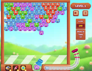 돼지 방울 터트리기(Bubble Piggies) 게임하기