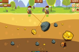 금캐기게임 2인용(Gold Miner Bros)